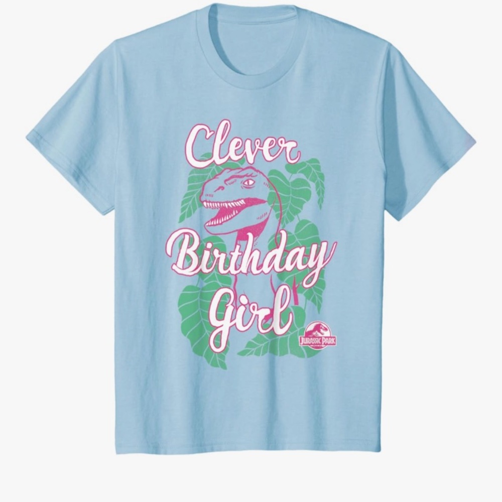 Jurassic park world clever girl birthday shirt size medium